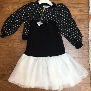 Dress with zip up jacket